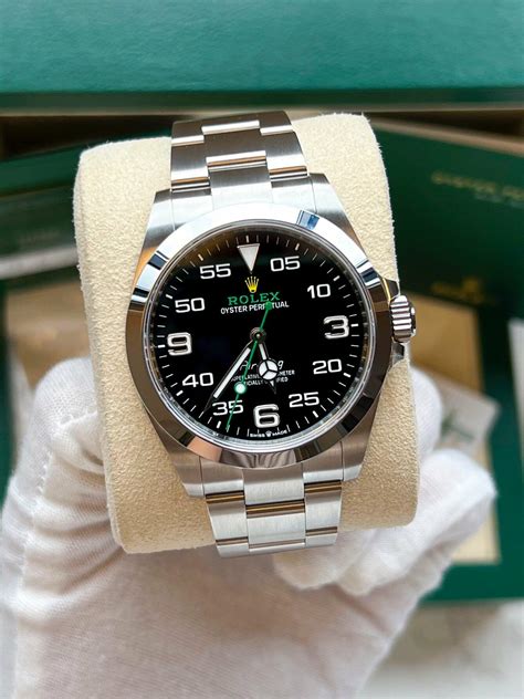 air king precision green rolex|rolex air king price 2022.